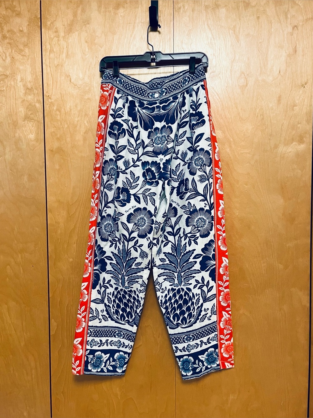 FARM RIO x Anthropologie linen pants - Med